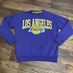 Ultra Game Pullover Sweatshirt Women's S Purple Los Angeles Lakers NBA Crew Neck